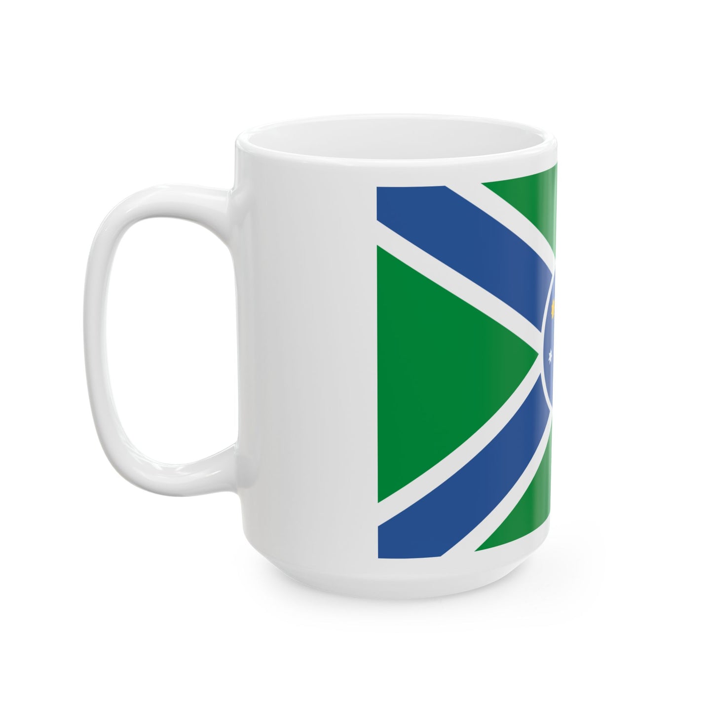 Flag of Adigeni Municipality (Georgia) White Coffee Mug-Go Mug Yourself