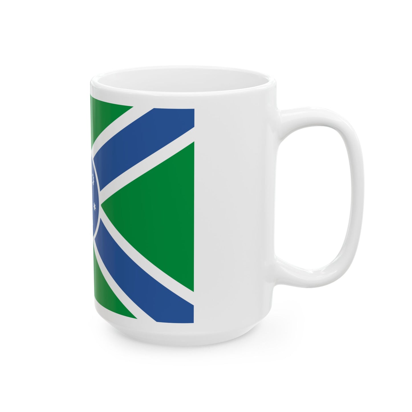 Flag of Adigeni Municipality (Georgia) White Coffee Mug-Go Mug Yourself