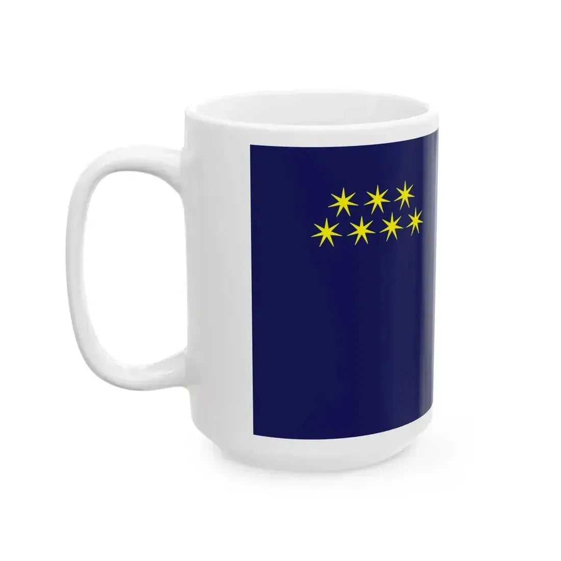 Flag of Adjara 2000-2004 (Georgia) White Coffee Mug - Go Mug Yourself