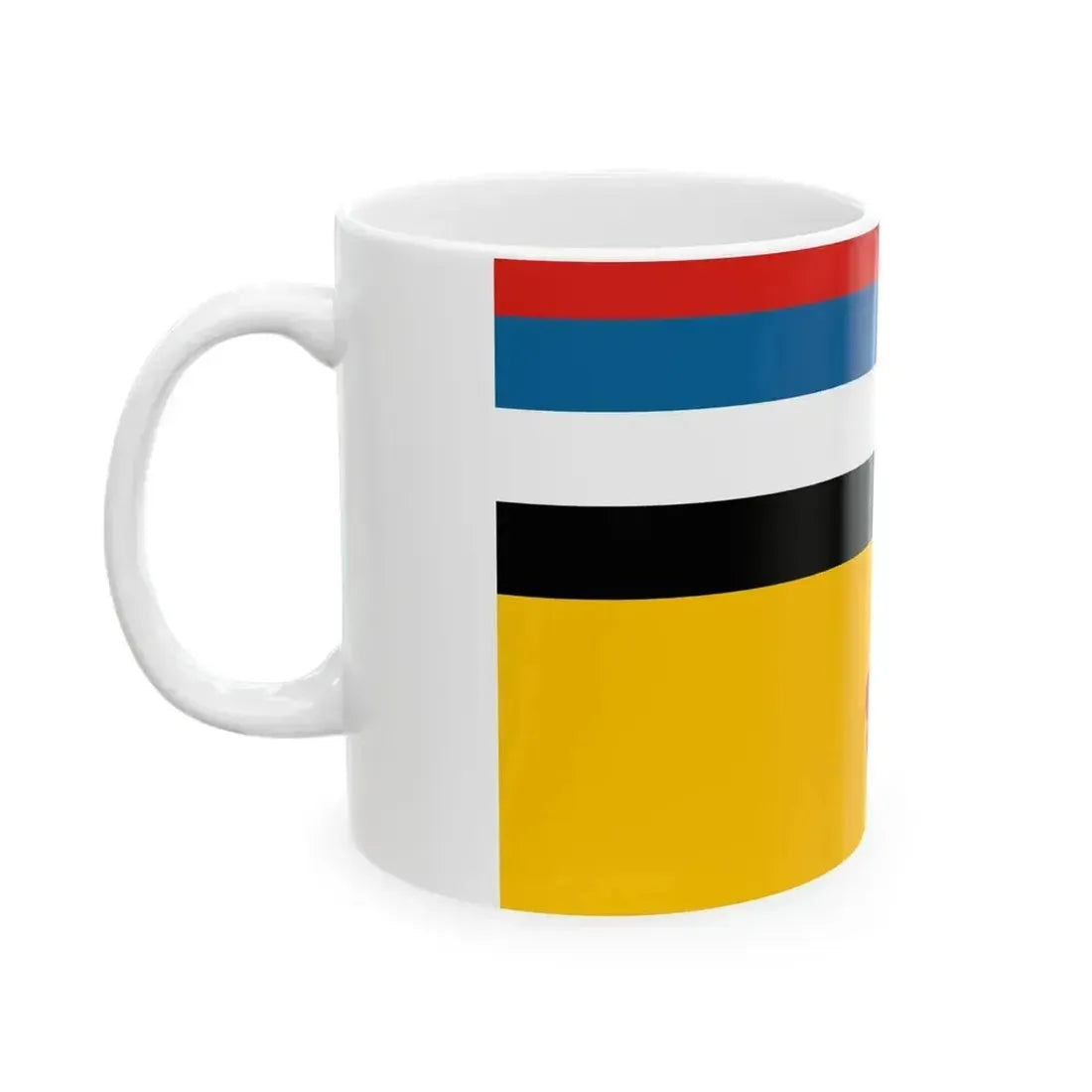 Flag of admiral of the Navy of Manchukuo (China) White Coffee Mug - Go Mug Yourself