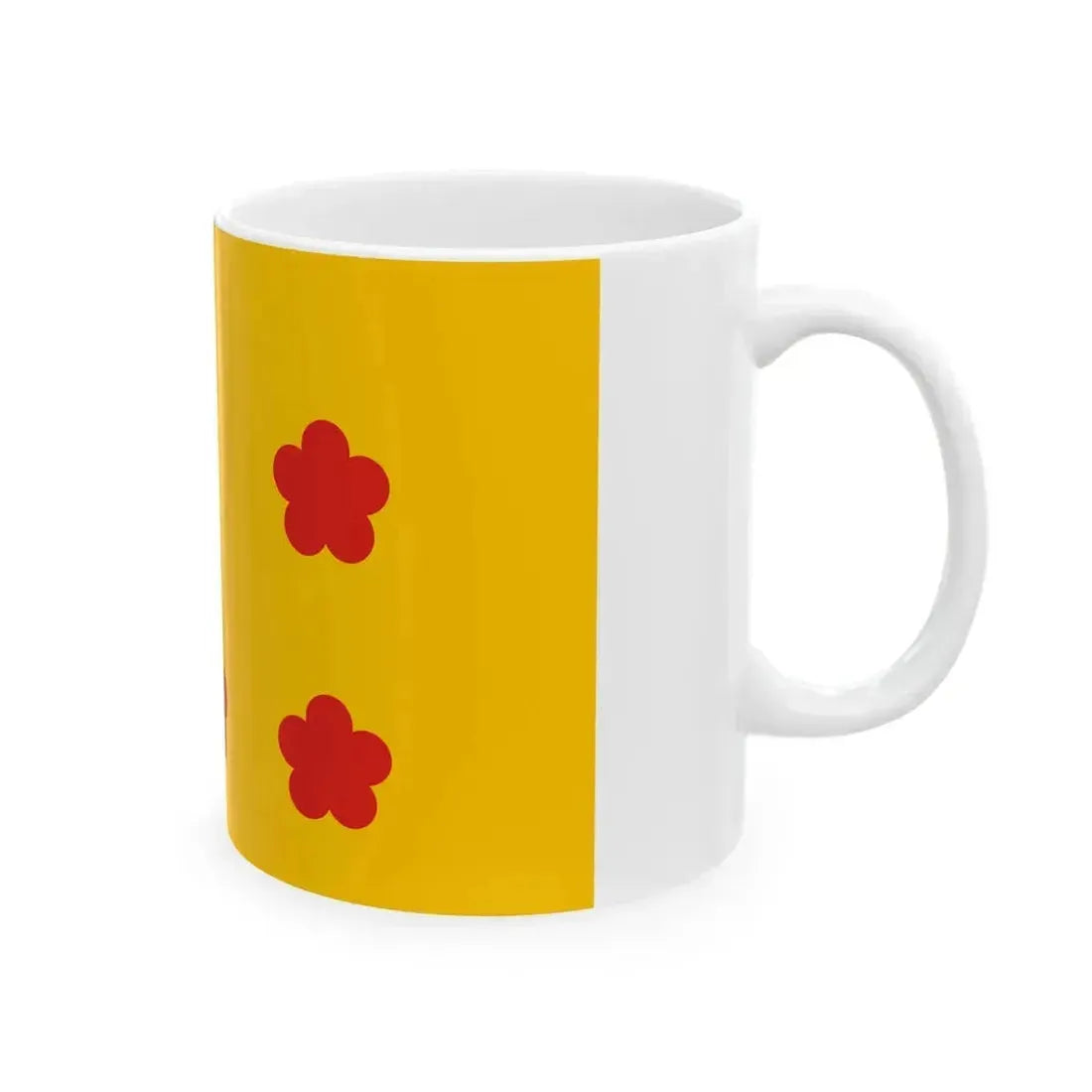 Flag of admiral of the Navy of Manchukuo (China) White Coffee Mug - Go Mug Yourself