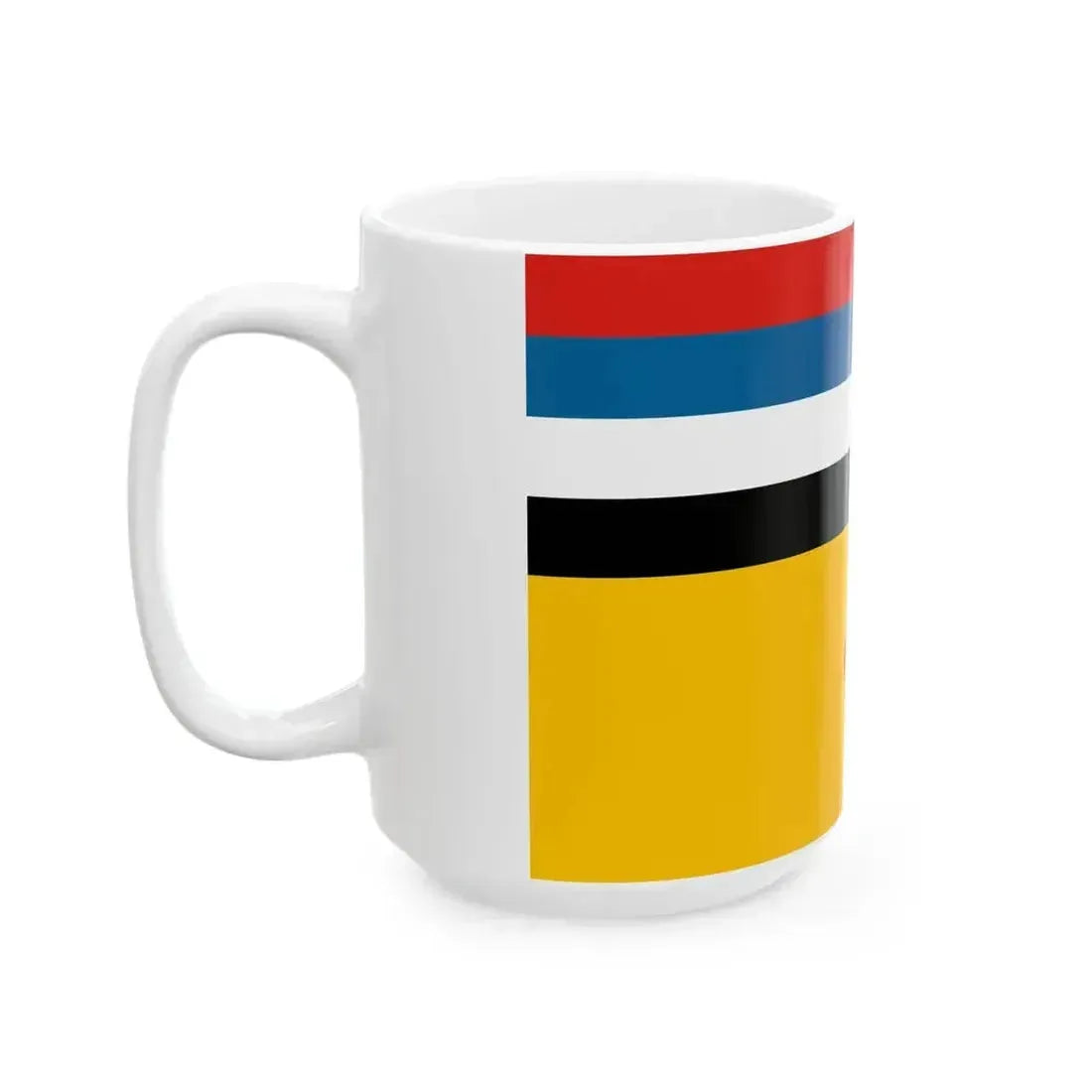 Flag of admiral of the Navy of Manchukuo (China) White Coffee Mug - Go Mug Yourself