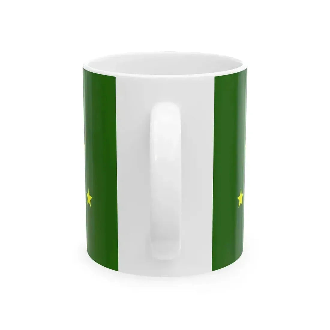 Flag of Adygea (Russia) White Coffee Mug - Go Mug Yourself