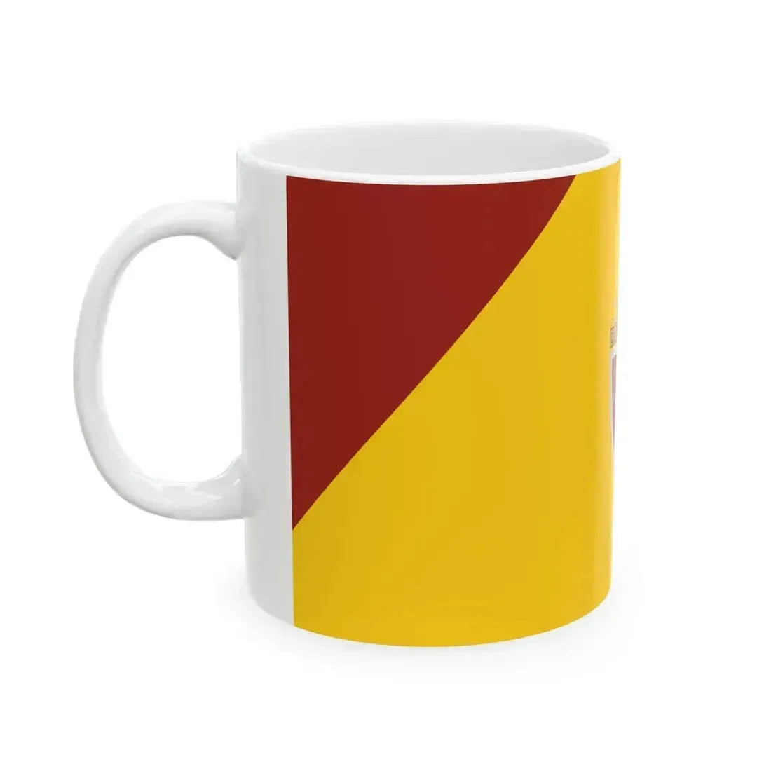 Flag of Aerodrom Municipality North Macedonia (North Macedonia) White Coffee Mug - Go Mug Yourself