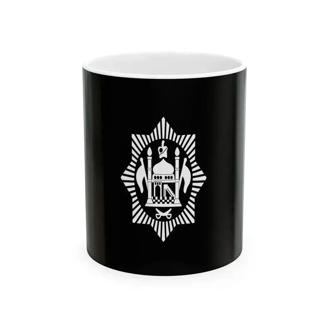 Flag of Afghanistan 1921-1926 (Afghanistan) White Coffee Mug 11oz - Go Mug Yourself