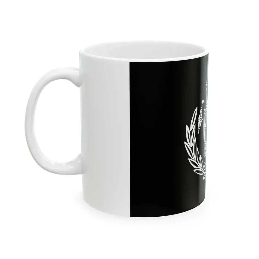 Flag of Afghanistan 1926-1928 (Afghanistan) White Coffee Mug - Go Mug Yourself