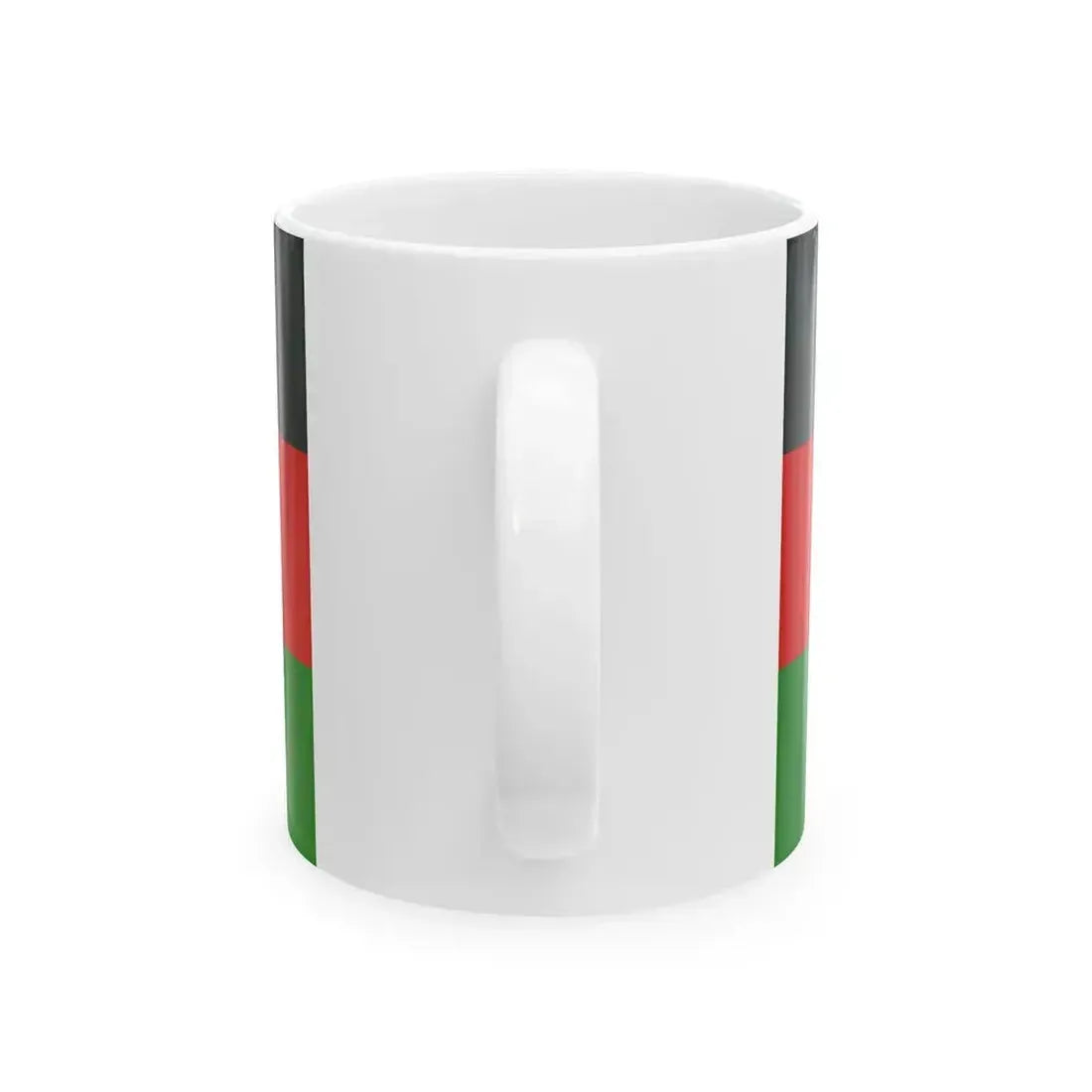 Flag of Afghanistan 1928 (Afghanistan) White Coffee Mug - Go Mug Yourself