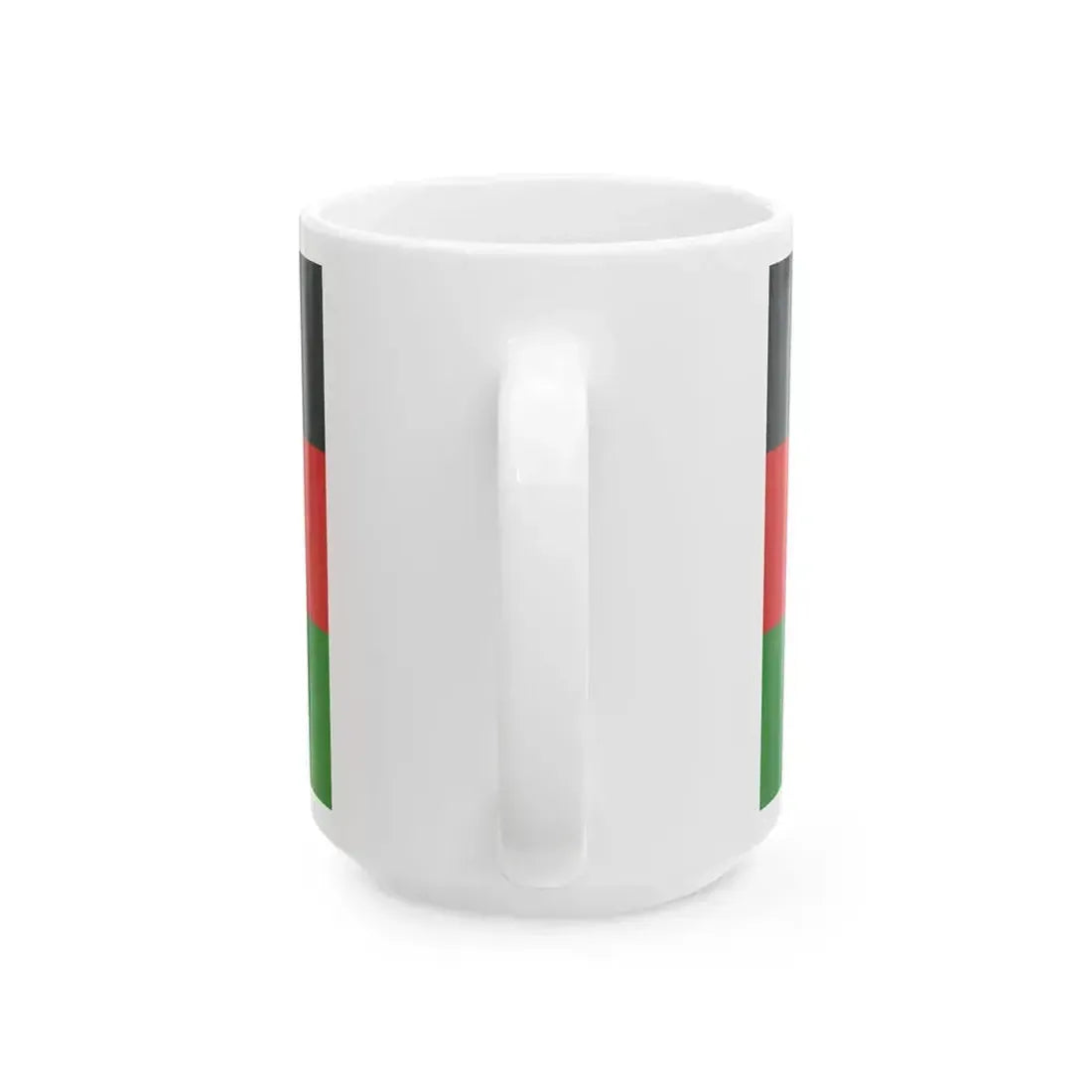 Flag of Afghanistan 1928 (Afghanistan) White Coffee Mug - Go Mug Yourself