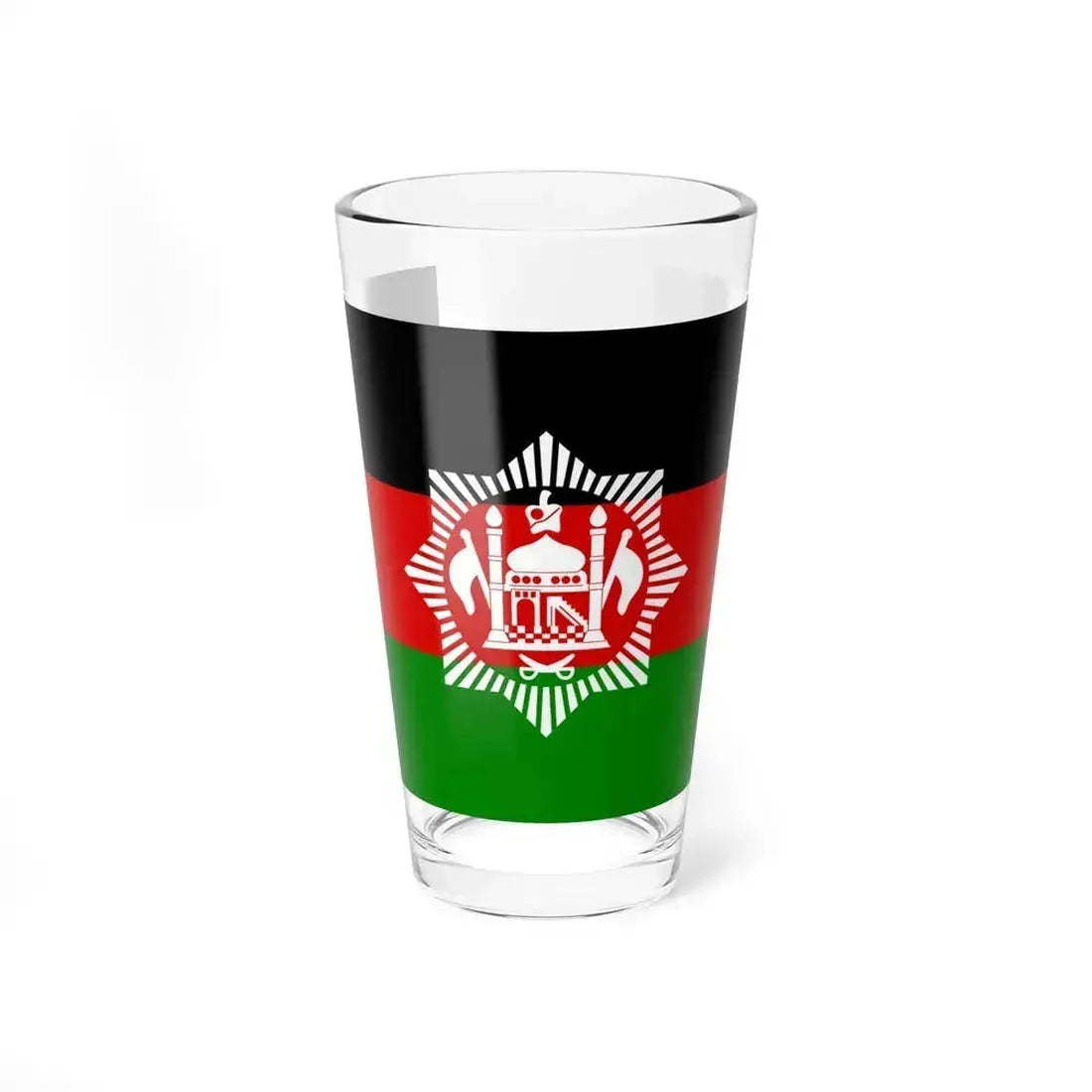 Flag of Afghanistan 1928 - Pint Glass 16oz 16oz - Go Mug Yourself
