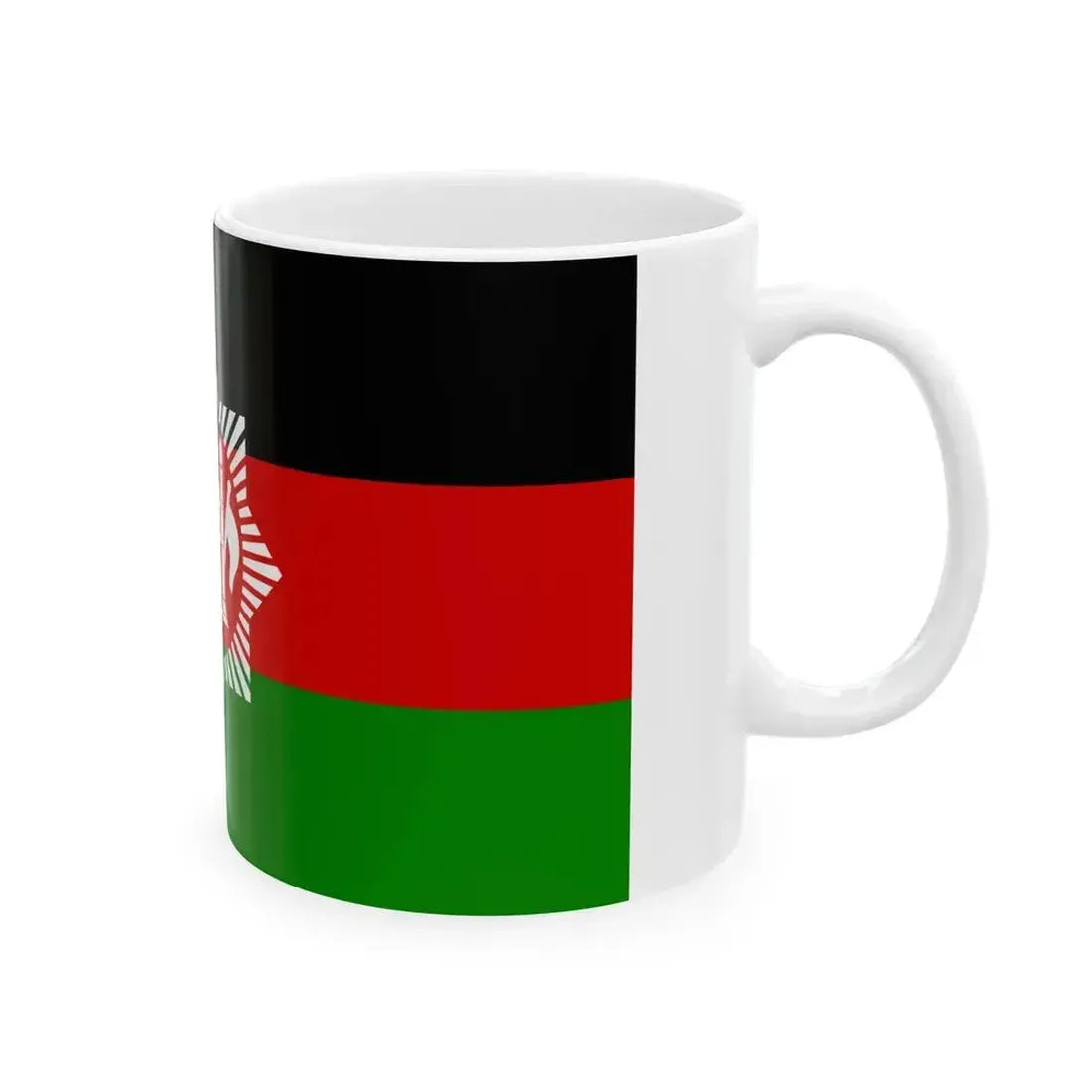 Flag of Afghanistan 1928 - White Coffee Mug - Go Mug Yourself