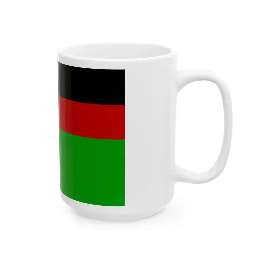 Flag of Afghanistan 1974-1978 (Afghanistan) White Coffee Mug - Go Mug Yourself