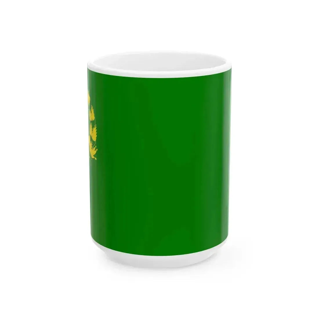Flag of Afghanistan 1978-1980 reported variant (Afghanistan) White Coffee Mug 15oz - Go Mug Yourself