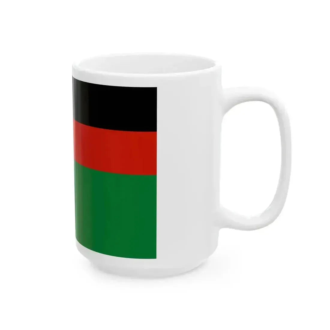Flag of Afghanistan 1978 (Afghanistan) White Coffee Mug - Go Mug Yourself