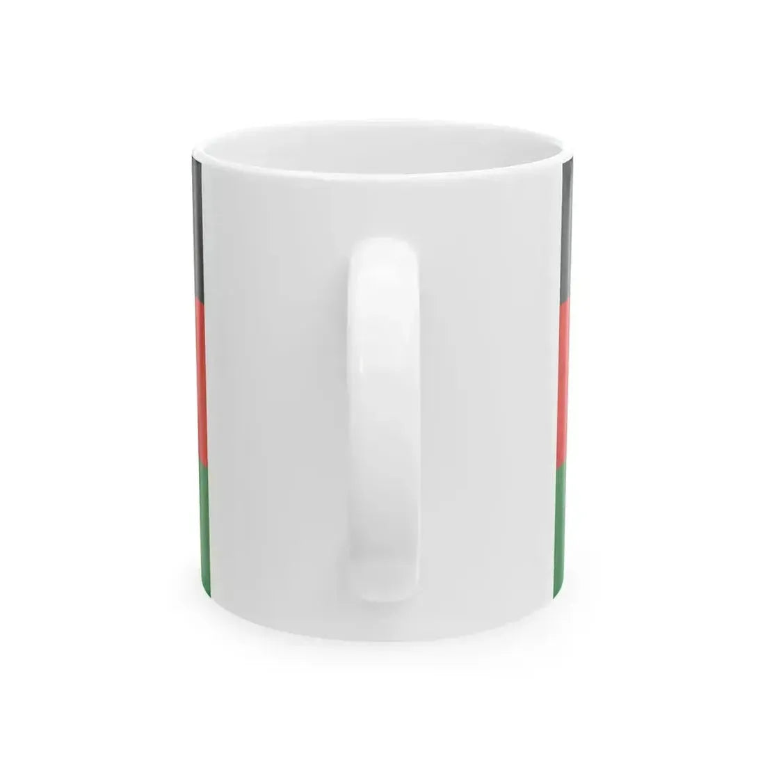 Flag of Afghanistan 1987-1992 3-2 (Afghanistan) White Coffee Mug - Go Mug Yourself