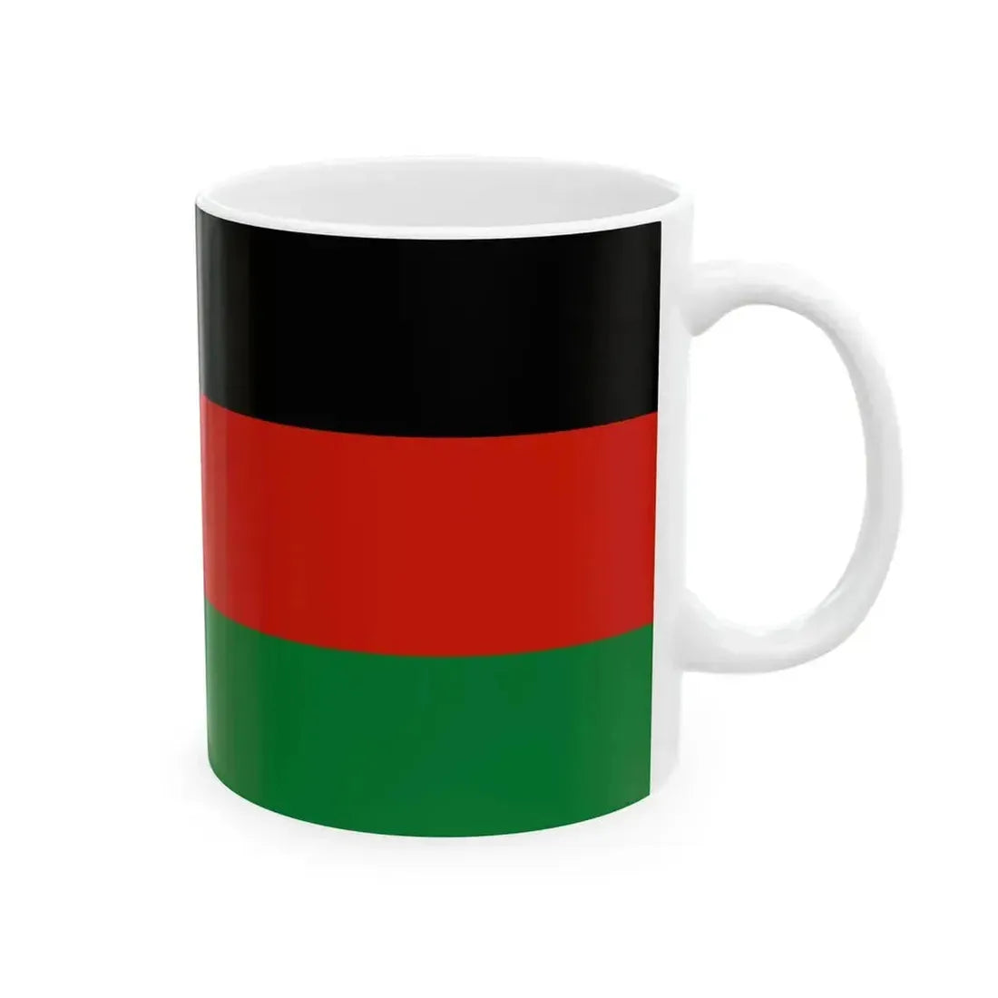 Flag of Afghanistan 1987-1992 (Afghanistan) White Coffee Mug - Go Mug Yourself