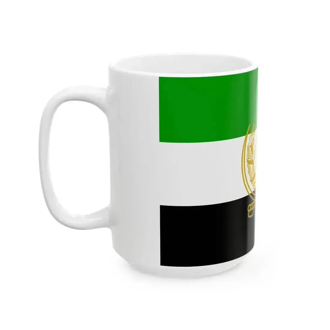 Flag of Afghanistan 1992-2001 3-2 (Afghanistan) White Coffee Mug - Go Mug Yourself