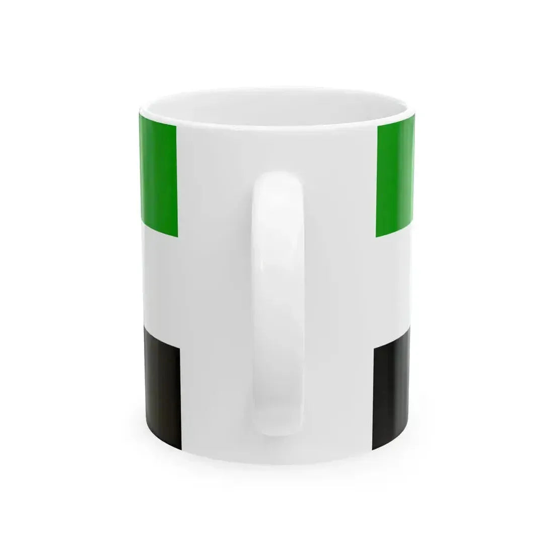 Flag of Afghanistan 1992-2001 (Afghanistan) White Coffee Mug - Go Mug Yourself
