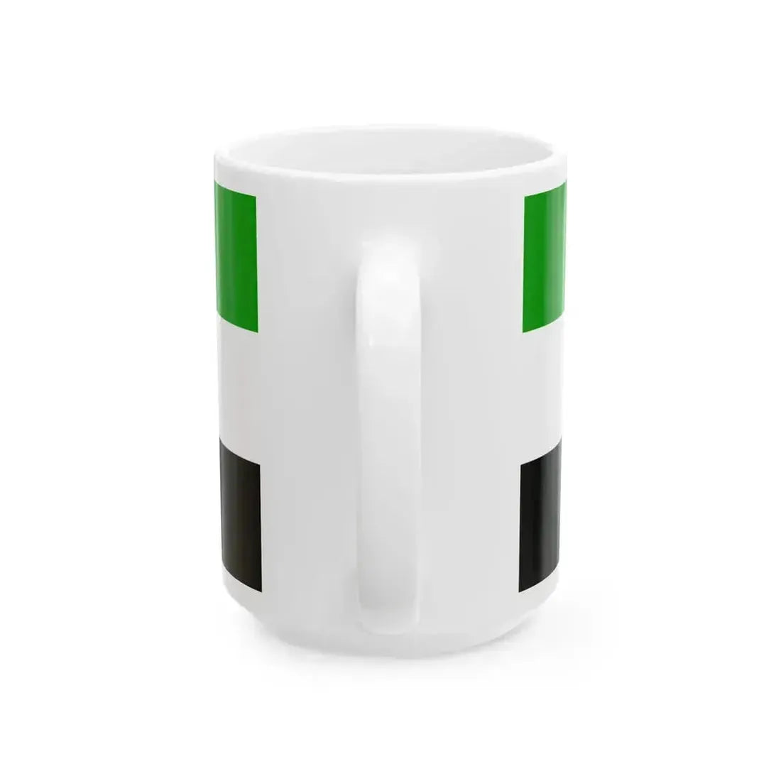 Flag of Afghanistan 1992-2001 (Afghanistan) White Coffee Mug - Go Mug Yourself