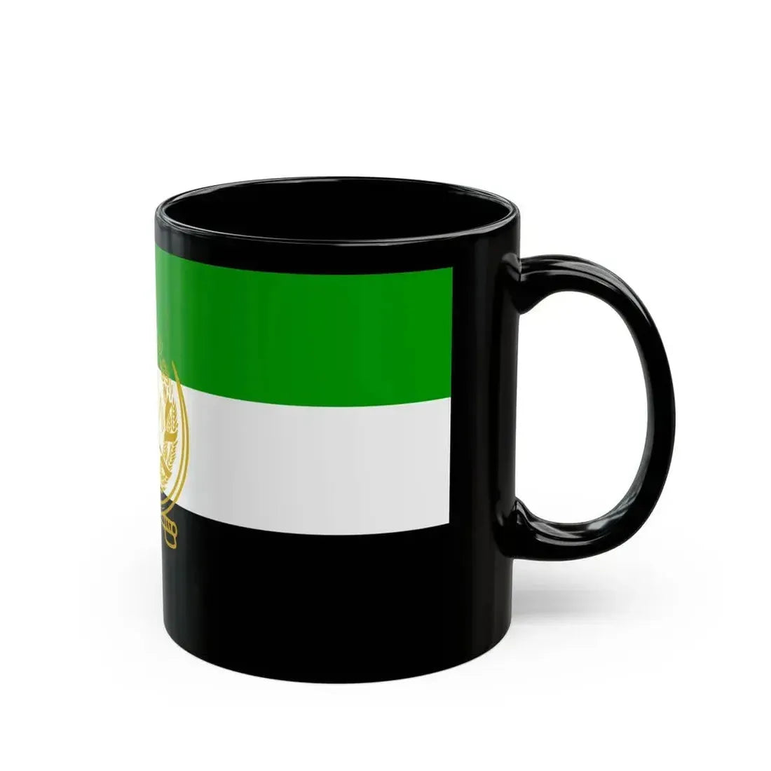 Flag of Afghanistan 1992 to 2001 - Black Coffee Mug - Go Mug Yourself