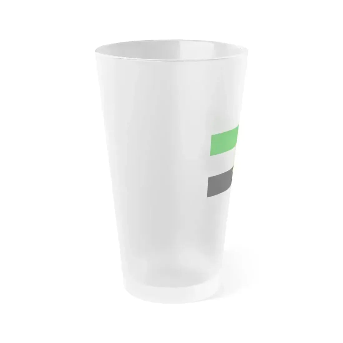 Flag of Afghanistan 1992 to 2001 - Frosted Pint Glass 16oz - Go Mug Yourself