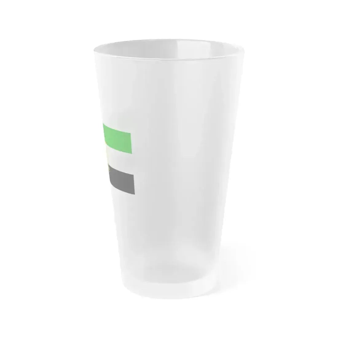 Flag of Afghanistan 1992 to 2001 - Frosted Pint Glass 16oz - Go Mug Yourself