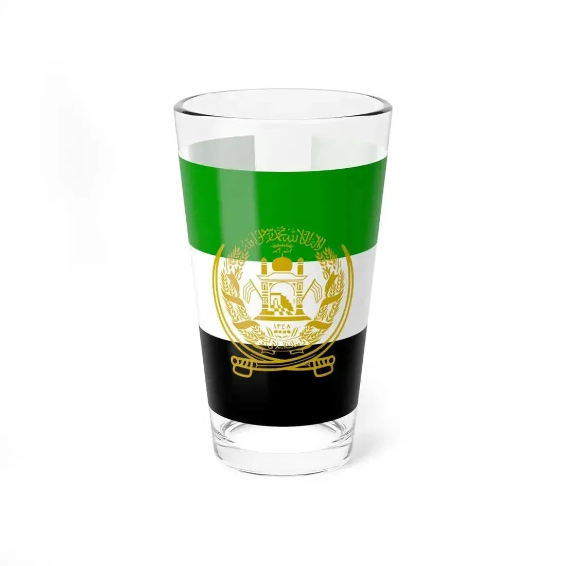 Flag of Afghanistan 1992 to 2001 - Pint Glass 16oz 16oz - Go Mug Yourself