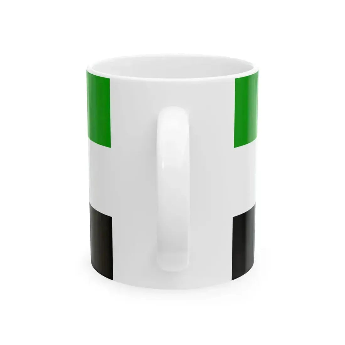 Flag of Afghanistan 1992 to 2001 - White Coffee Mug - Go Mug Yourself