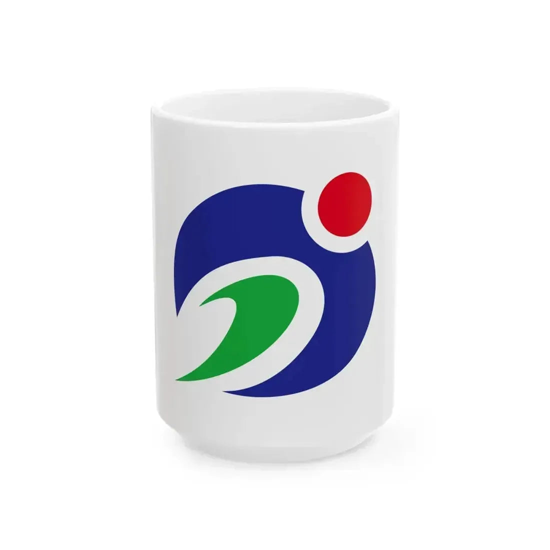 Flag of Agano Niigata (Japan) White Coffee Mug 15oz - Go Mug Yourself