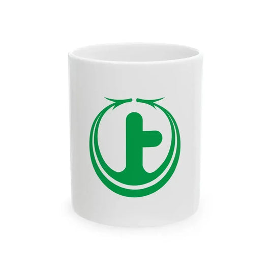 Flag of Agematsu Nagano (Japan) White Coffee Mug 11oz - Go Mug Yourself