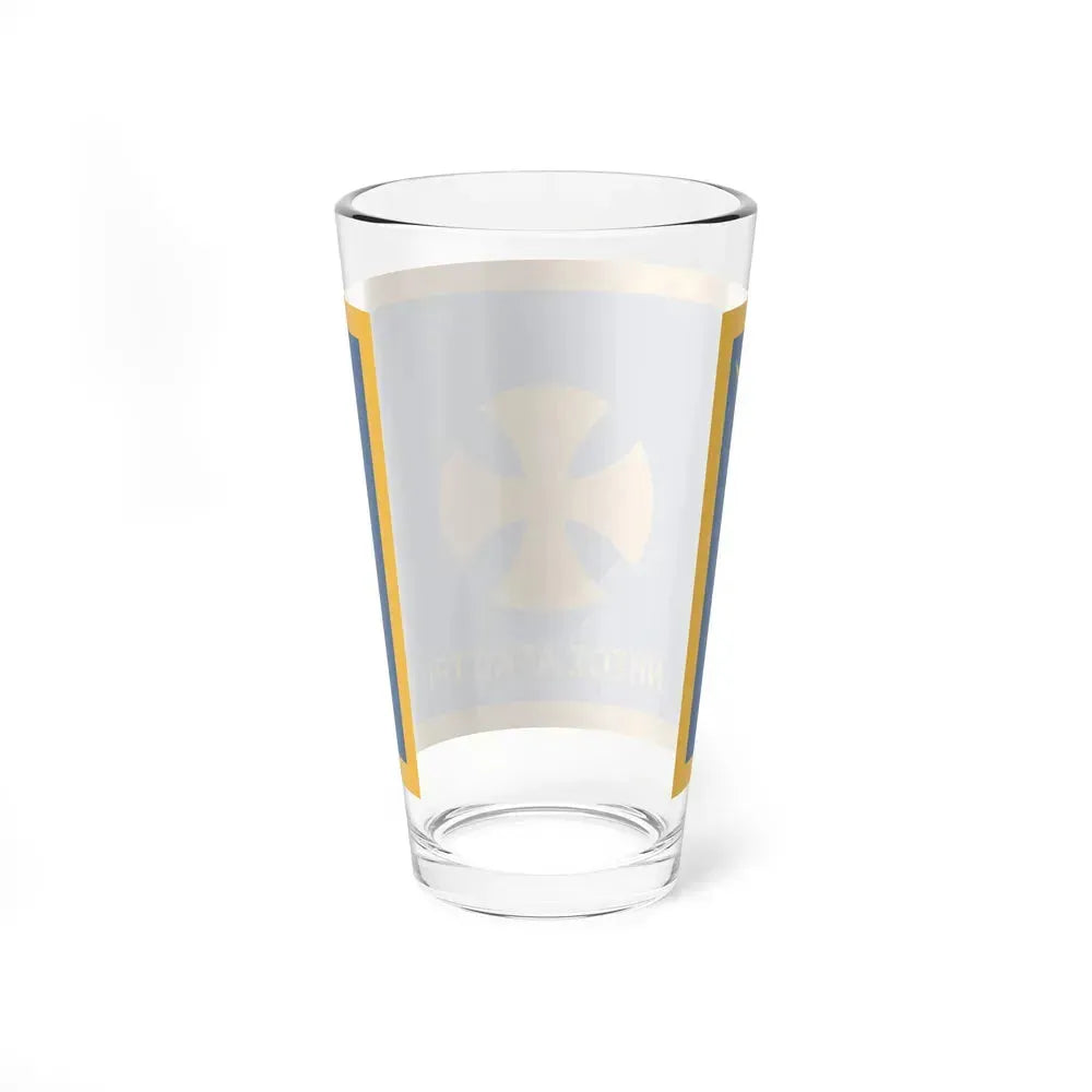 Flag of Agistri Island Greece - Pint Glass 16oz - Go Mug Yourself