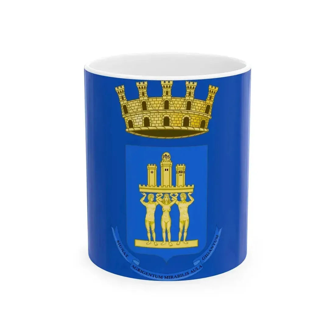 Flag of Agrigento (Italy) White Coffee Mug 11oz - Go Mug Yourself