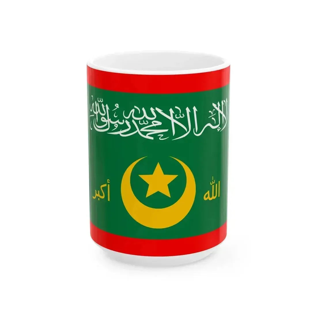 Flag of Ahlu Sunnah Waljamaca (Mali) White Coffee Mug 15oz - Go Mug Yourself