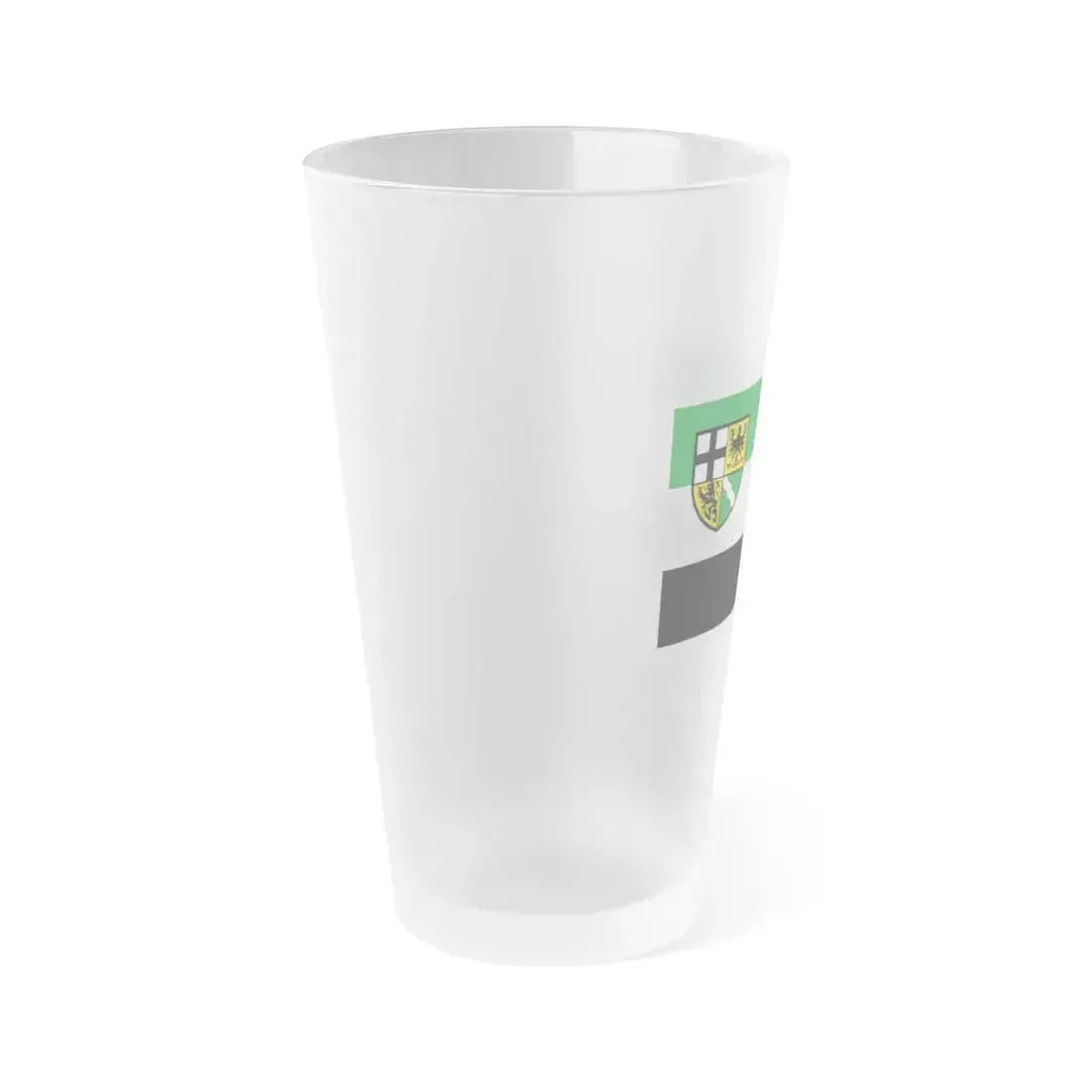 Flag of Ahrweiler Germany - Frosted Pint Glass 16oz - Go Mug Yourself