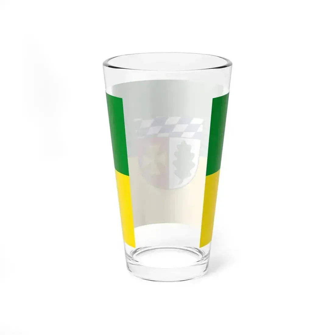 Flag of Aichach Friedberg Germany - Pint Glass 16oz - Go Mug Yourself