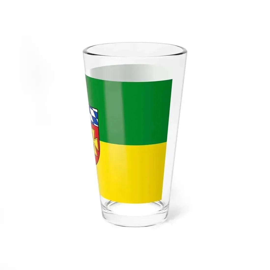 Flag of Aichach Friedberg Germany - Pint Glass 16oz - Go Mug Yourself