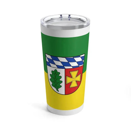 Flag of Aichach Friedberg Germany - Tumbler 20oz 20oz - Go Mug Yourself
