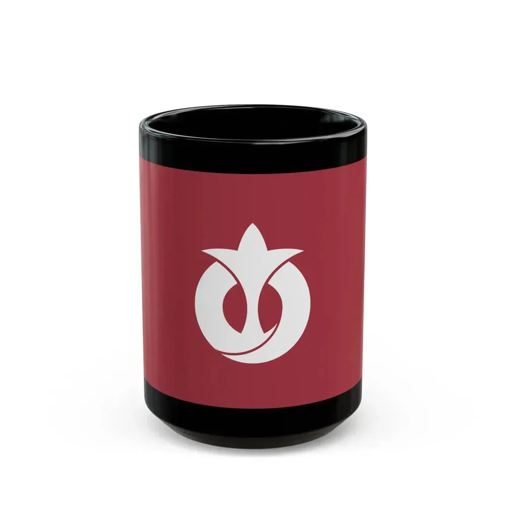 Flag of Aichi Prefecture Japan - Black Coffee Mug 15oz - Go Mug Yourself