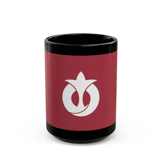 Flag of Aichi Prefecture Japan - Black Coffee Mug 15oz - Go Mug Yourself