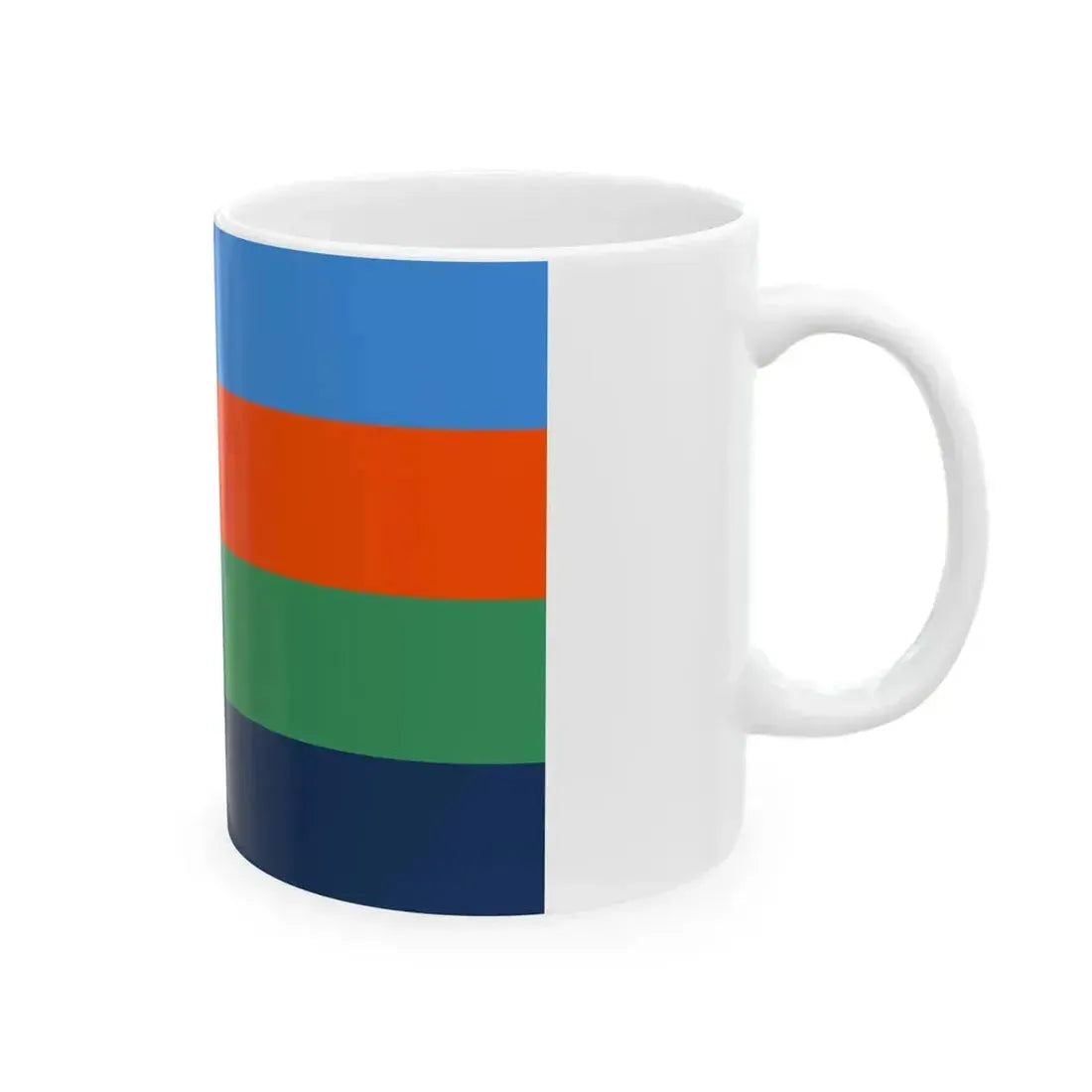 Flag of Ailuk Atoll Marshall Islands (Marshall Islands) White Coffee Mug - Go Mug Yourself
