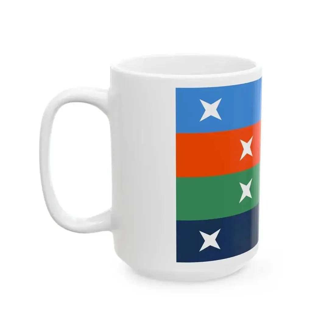 Flag of Ailuk Atoll Marshall Islands (Marshall Islands) White Coffee Mug - Go Mug Yourself