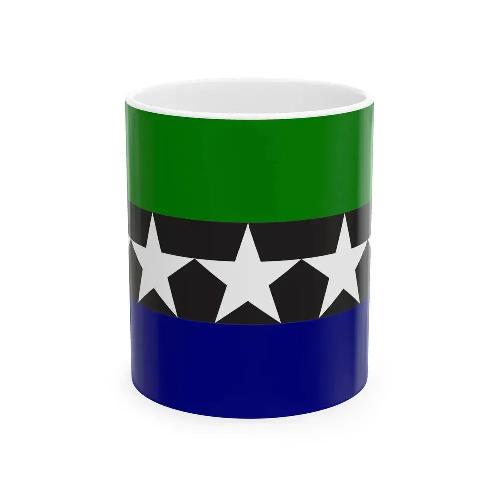Flag of Aimeliik Palau - White Coffee Mug 11oz - Go Mug Yourself