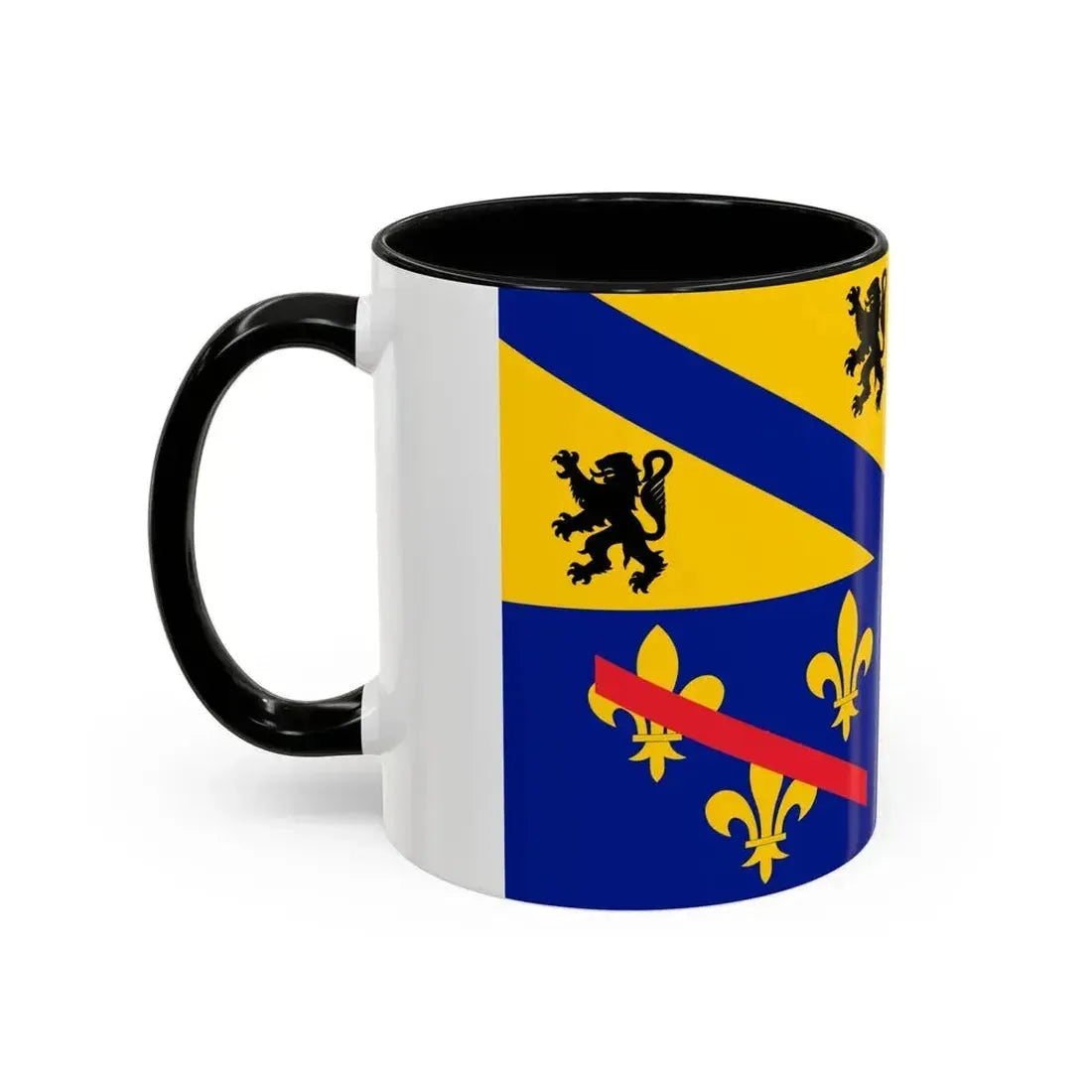 Flag of Ain France 2 - Accent Coffee Mug - Go Mug Yourself