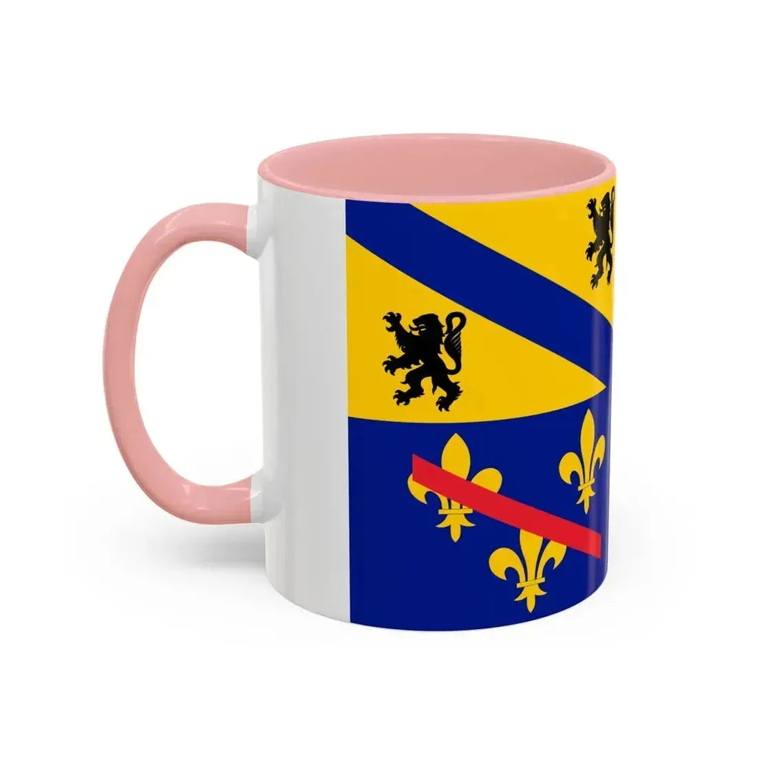 Flag of Ain France 2 - Accent Coffee Mug - Go Mug Yourself