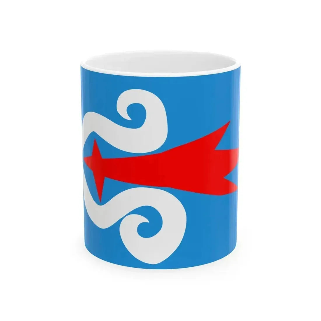 Flag of Ainu (Russia) White Coffee Mug 11oz - Go Mug Yourself