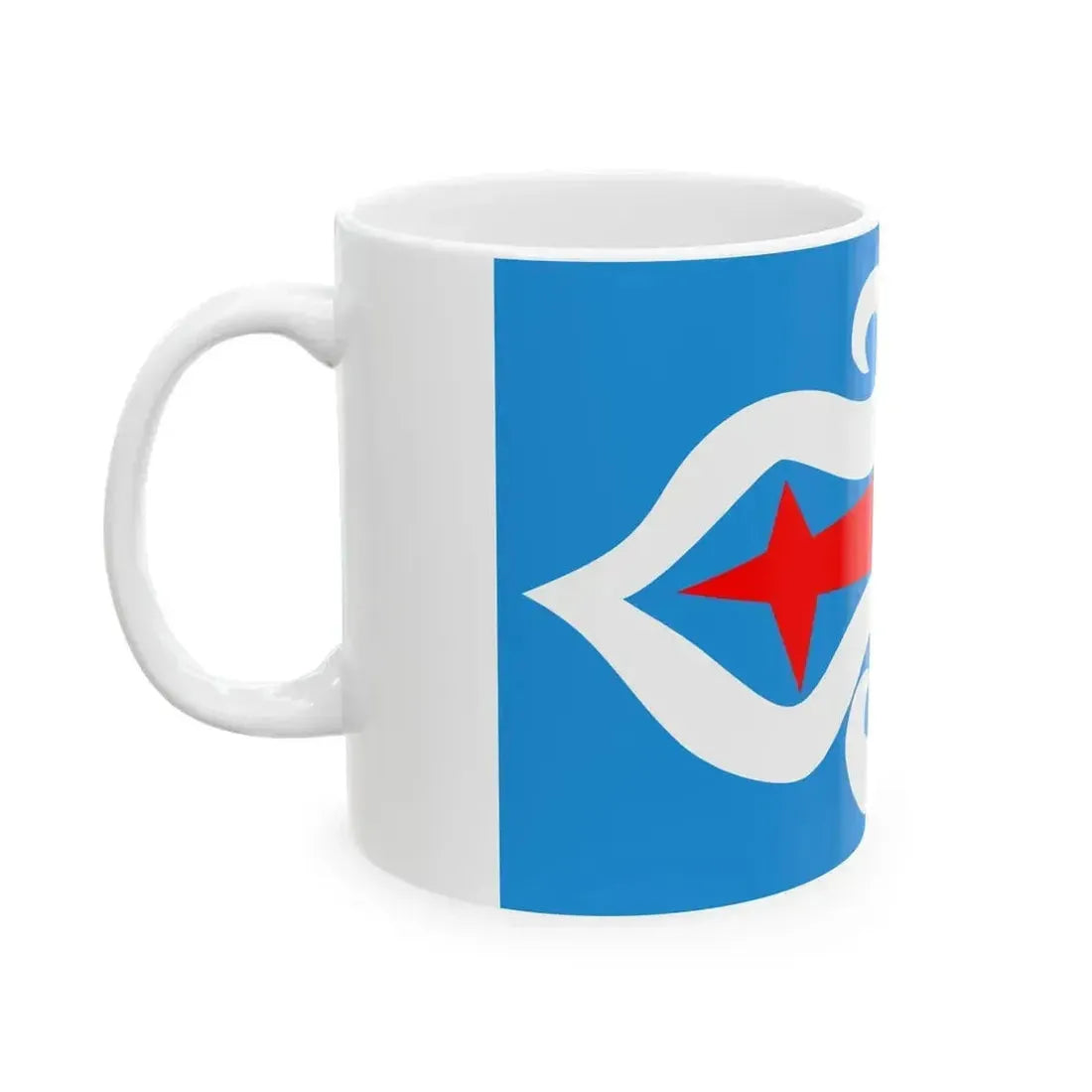Flag of Ainu (Russia) White Coffee Mug - Go Mug Yourself