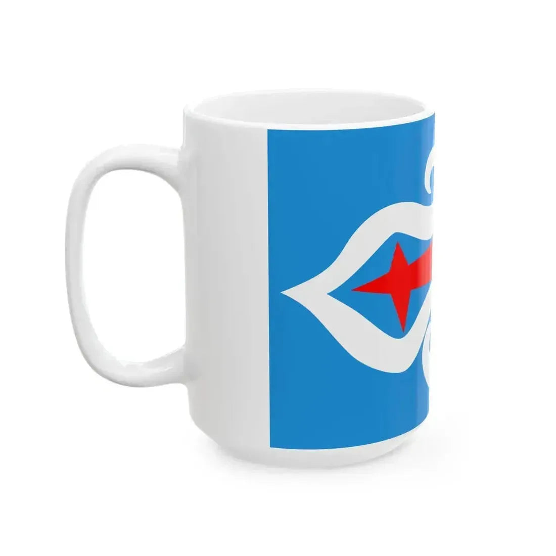 Flag of Ainu (Russia) White Coffee Mug - Go Mug Yourself