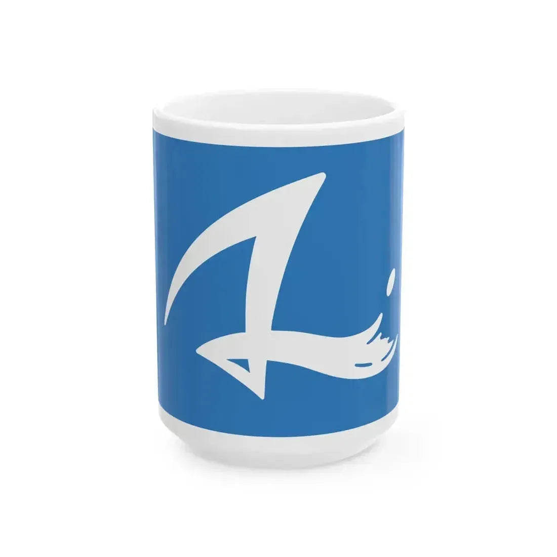 Flag of Aioi Hyogo (Japan) White Coffee Mug 15oz - Go Mug Yourself