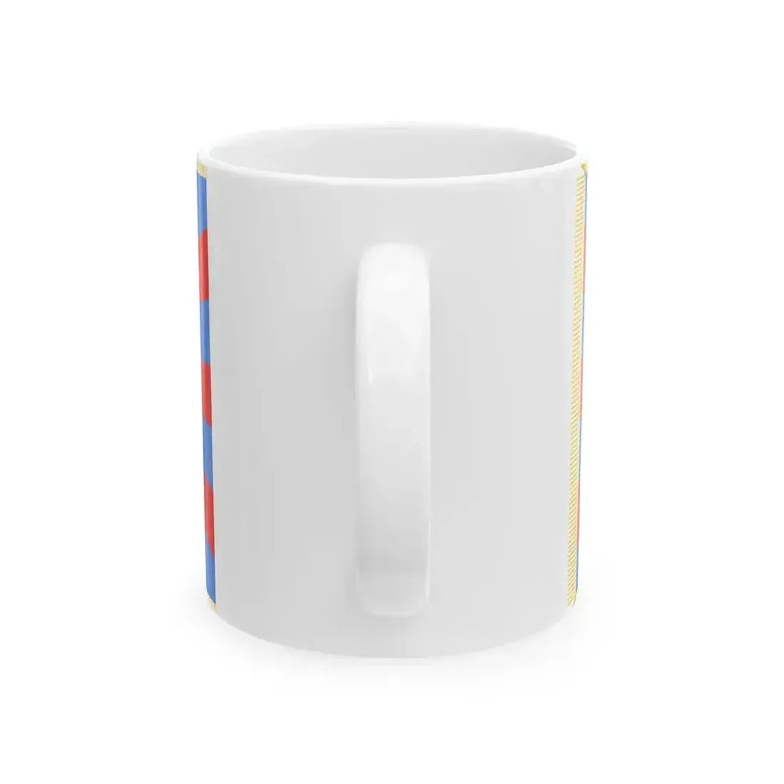 Flag of Air Force of Romania 1950-1965 reverse (Oman) White Coffee Mug - Go Mug Yourself