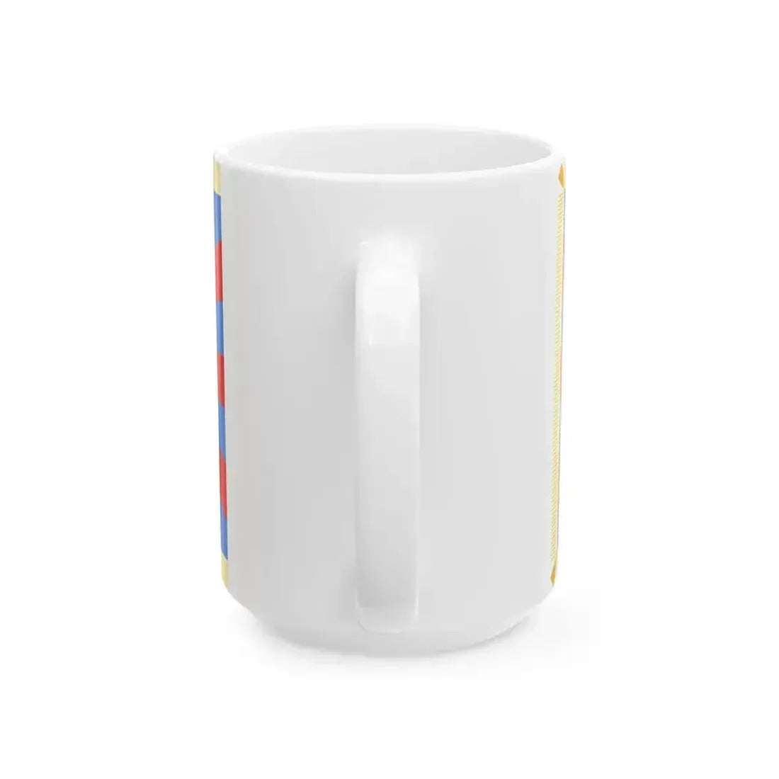Flag of Air Force of Romania 1950-1965 reverse (Oman) White Coffee Mug - Go Mug Yourself