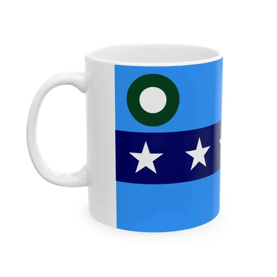 Flag of Air Marshal Pakistan (Pakistan) White Coffee Mug - Go Mug Yourself
